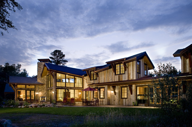 Blue Creek Ranch rustic-house-exterior