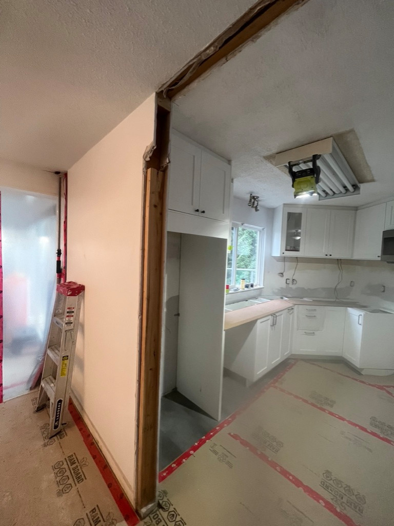 Kitchen Remodel with Butcher Block Counter