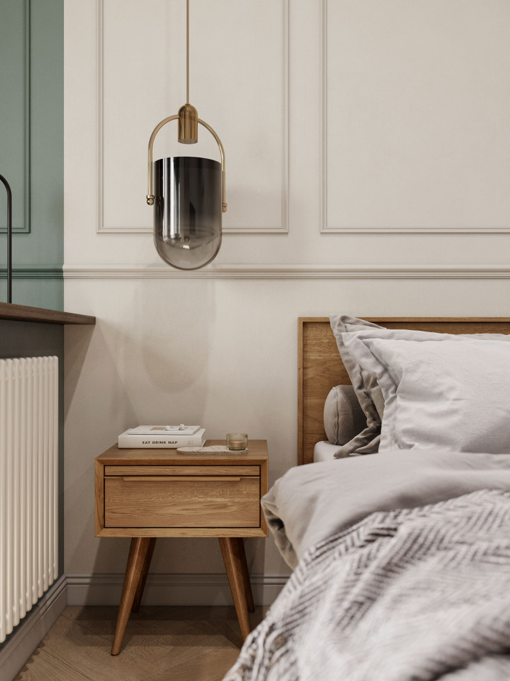 Спальня с яркими акцентами в ЖК Соло