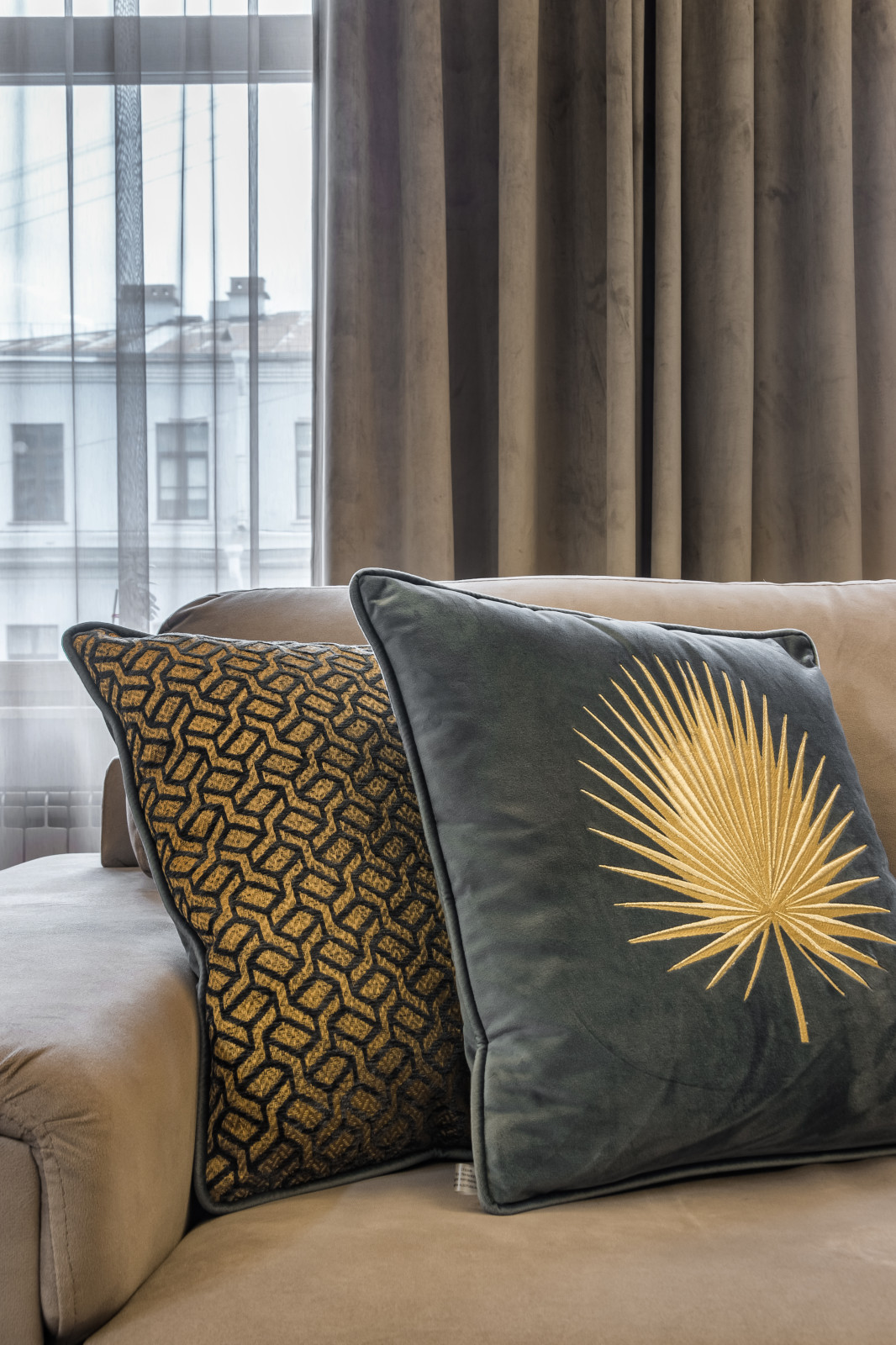 Текстильное оформления квартиры большой семьи