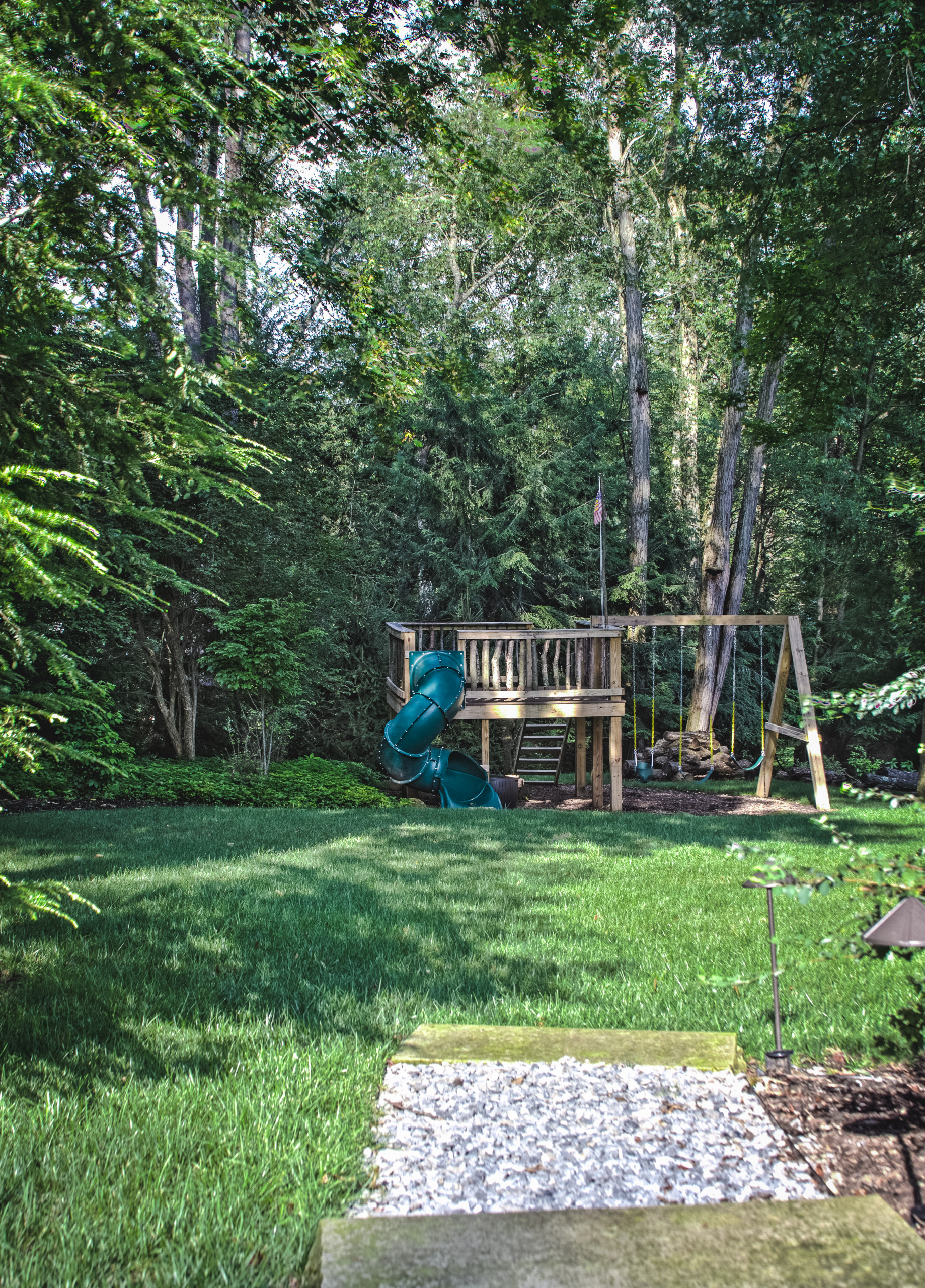 Rustic Backyard Playground