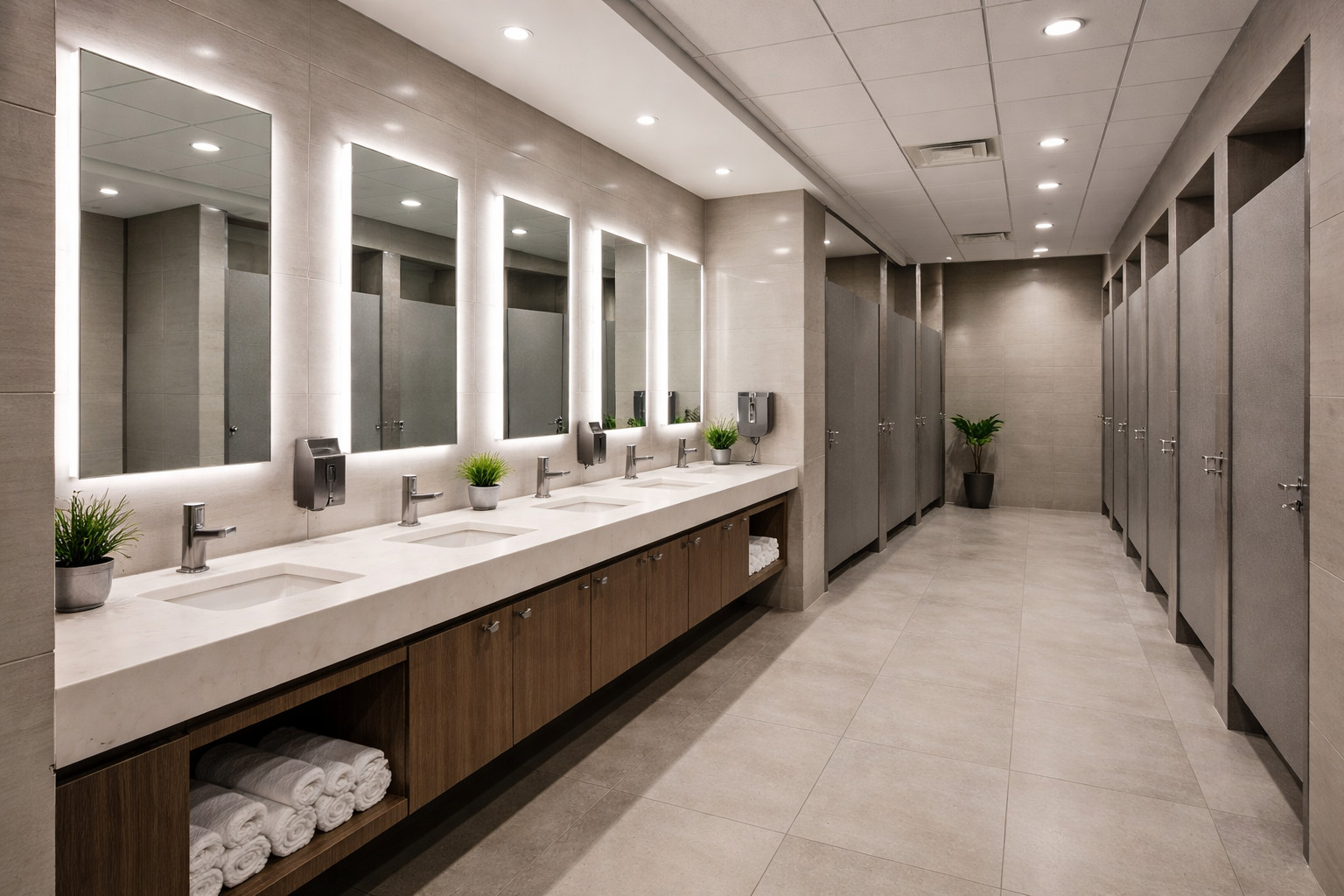 Commercial Bathroom