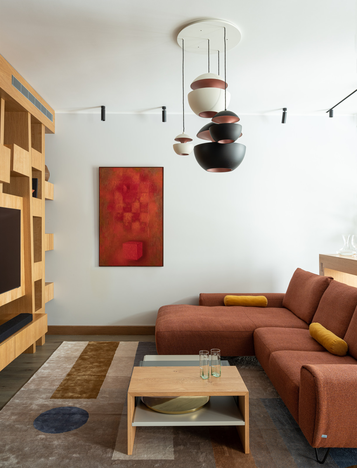 Минималистичная квартира в Москве 117 кв. м