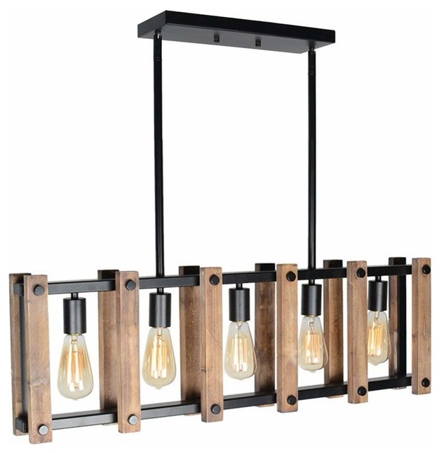 Wood Chandelier Farmhouse Island Lighting Rustic Pendant 5 Lights Wood Chandelier Farmhouse Island Lighting Rustic Pendant 5 Lights Chandeliers By Golight Inc