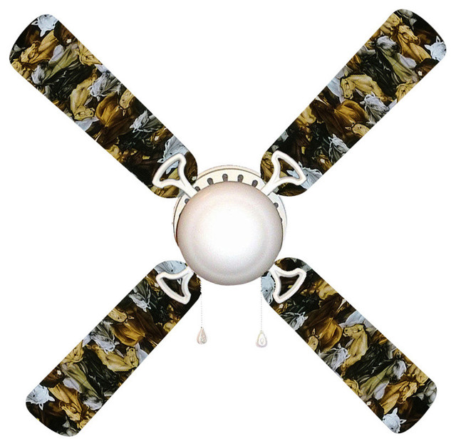 Wild Horses Horse 42 Ceiling Fan And Lamp Contemporary Wild Horses Horse 42 Ceiling Fan And Lamp Contemporary Fans By 888 Cool