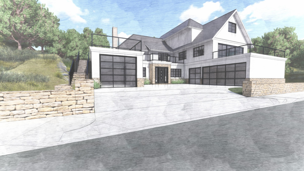 The Zvagelsky Deck and Front Remodel