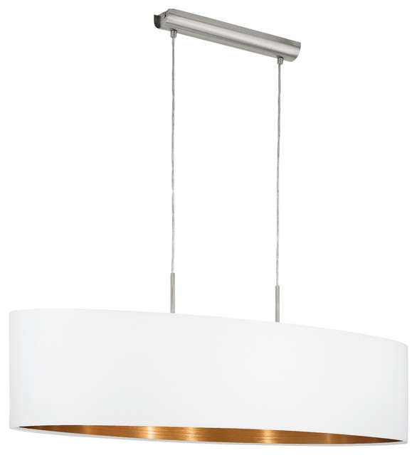 Pasteri White and Copper Pendant Light
