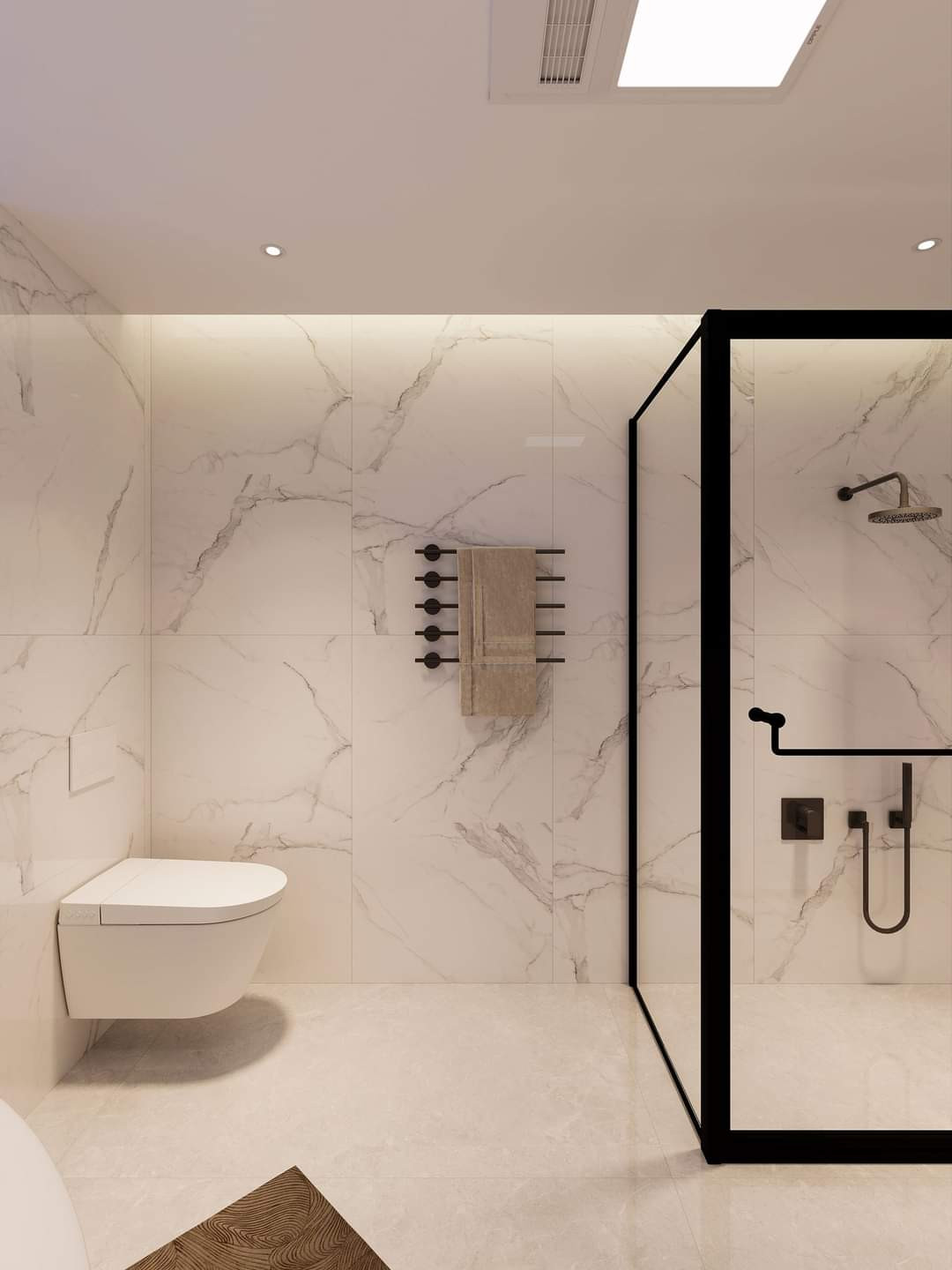 Realisation d une salle de bain chic