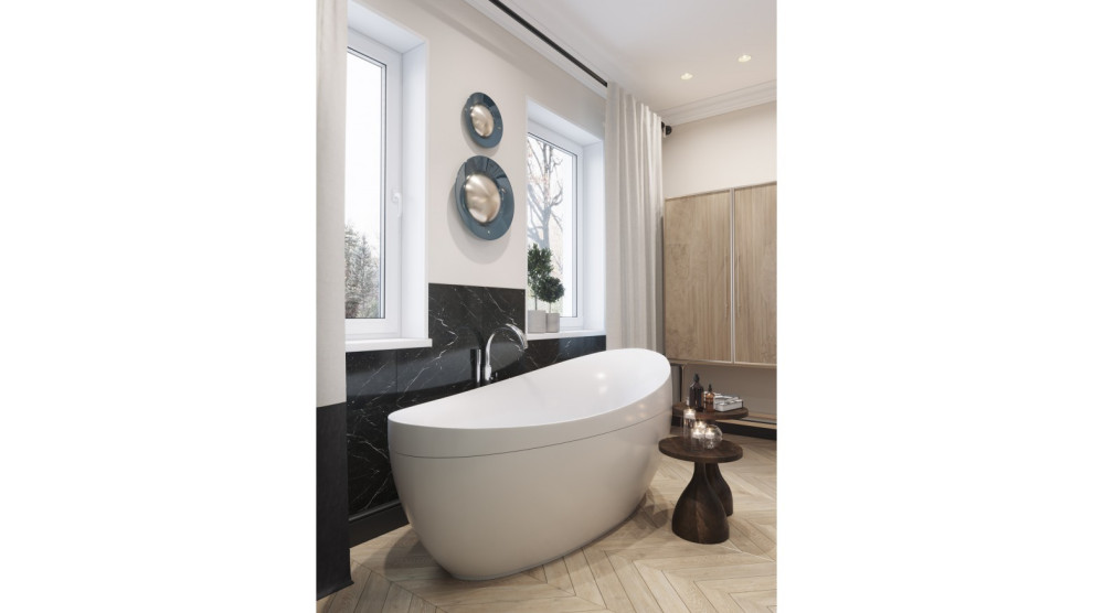 Дом в сосновом бору. Дизайн-проект трёхэтажного частного дома. Пермь