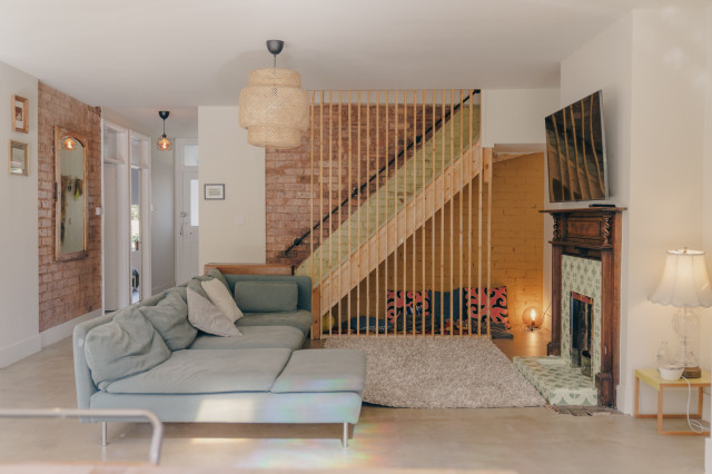 Modern Open-Plan Living Transformation country-living-room