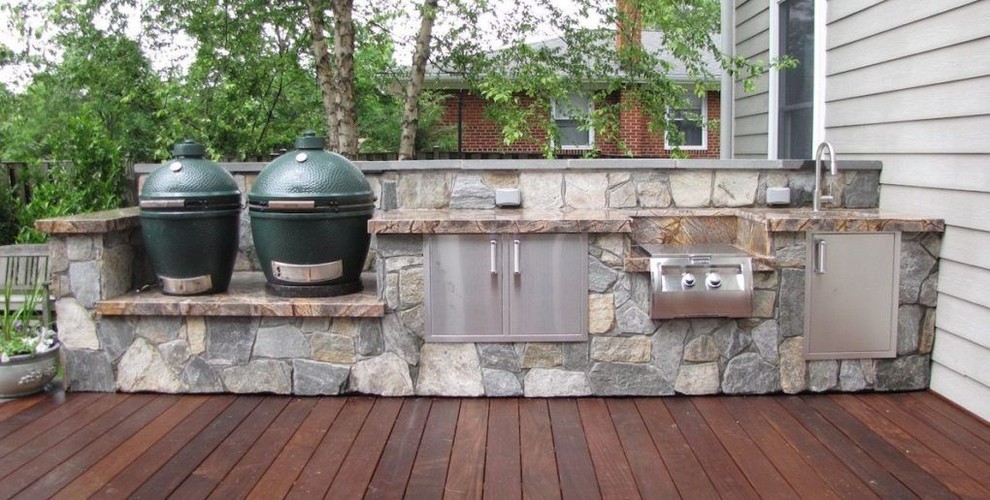 Примеры барбекю зон в загородном доме