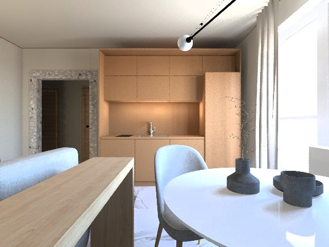 Красноярск,квартира для молодой семьи. Гостиная. 2022 г