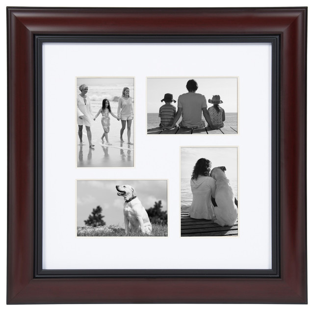 Dalat 14x14 Matted To 4 4x6 Collage Picture Frame Traditional
