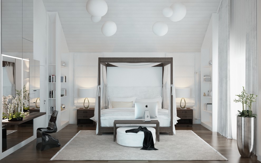 Дом в черно белых тонах