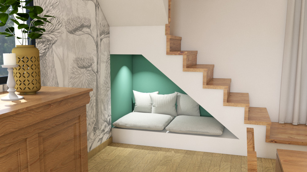 Design ideas for a contemporary staircase in Other.