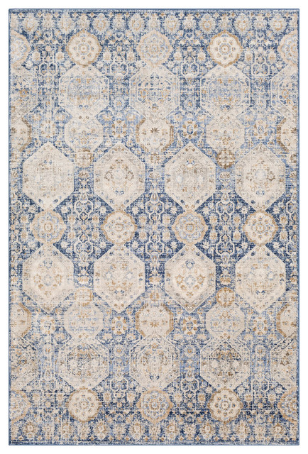 Indigo Area Rug In Navy Bright Blue Tan Um Gray White Beige - Beige Bright Area Rug Indigo Area Rug In Navy Bright Blue Tan Um Gray White Beige - Beige Bright Area Rug