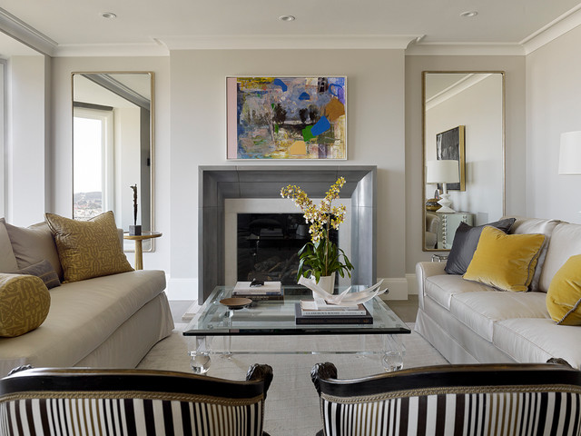 Vallejo Street Highrise traditional-living-room
