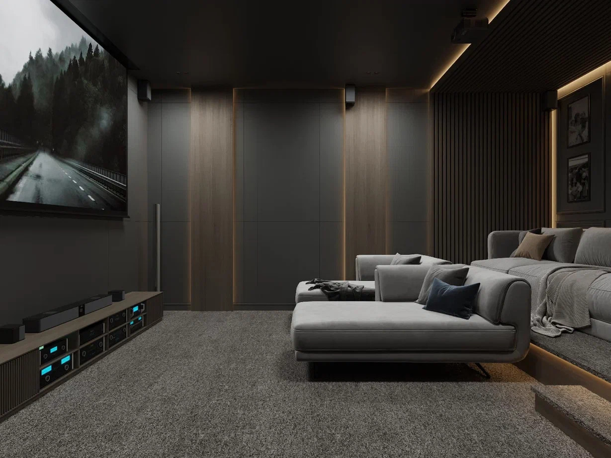 Дом с кинотеатром площадью 370 кв.м.