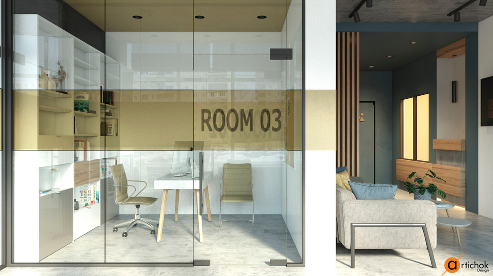 Дизайн офиса в стиле лофт