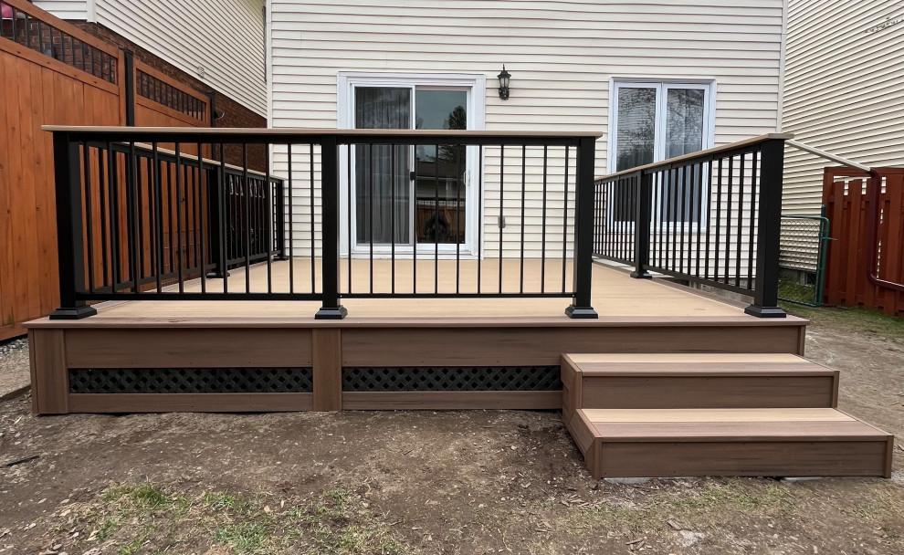 Azek Weathered Teak and English Walnut pvc
