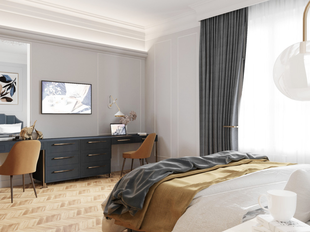 Таунхаус для большой семьи - спальни, санузлы