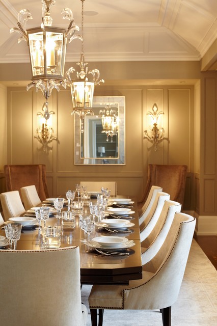 Transitional Elegance classique-chic-salle-a-manger