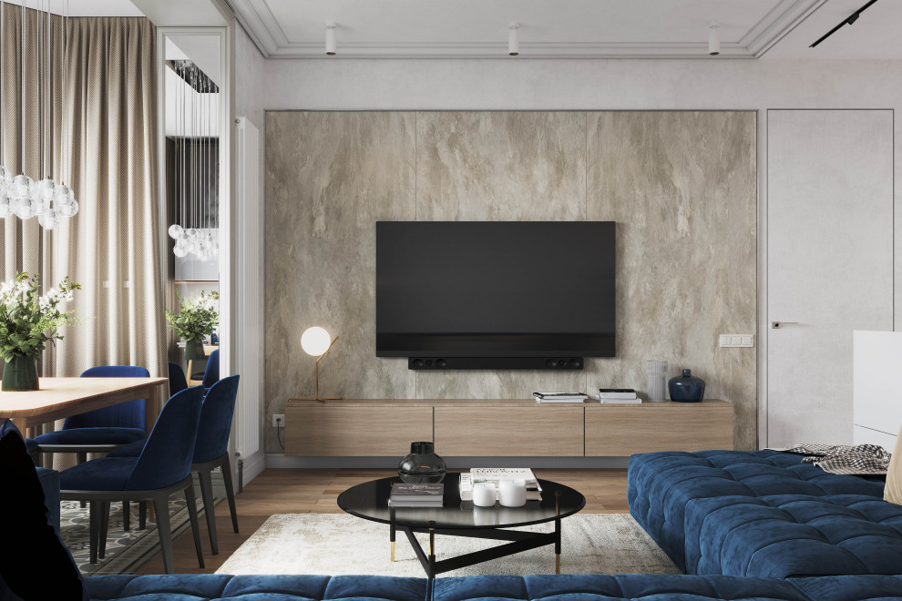 СВЕТЛЫЙ ИНТЕРЬЕР В ЖК ДОНСКОЙ ОЛИМП