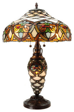 Tiffany-Style Arielle Lamp