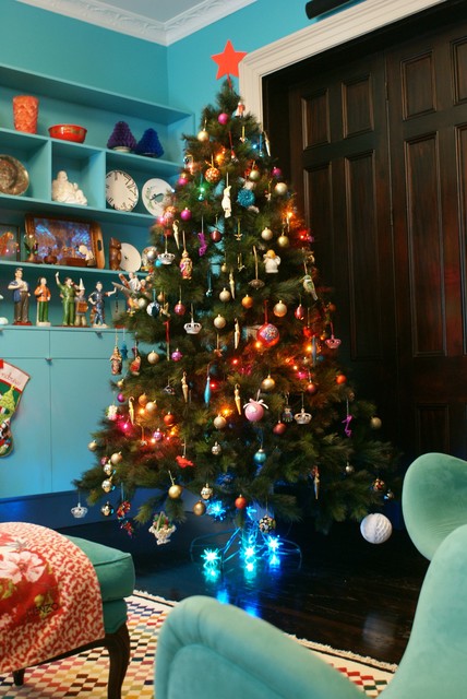 Christmas Tree eclectic-living-room