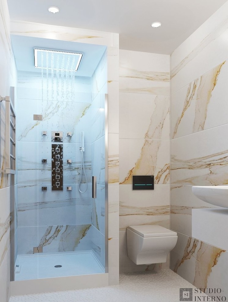 Интерьерквартиры в современном стиле с элементами лофта