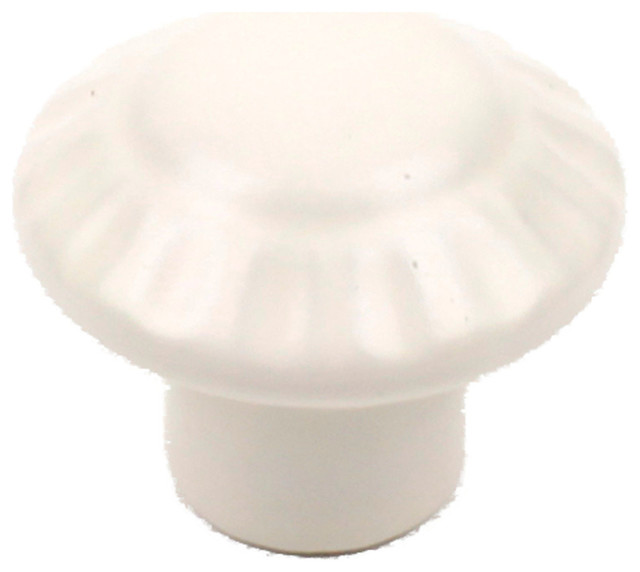 Century 1 3 8 Alps Cabinet Knob Matte Cream Traditional