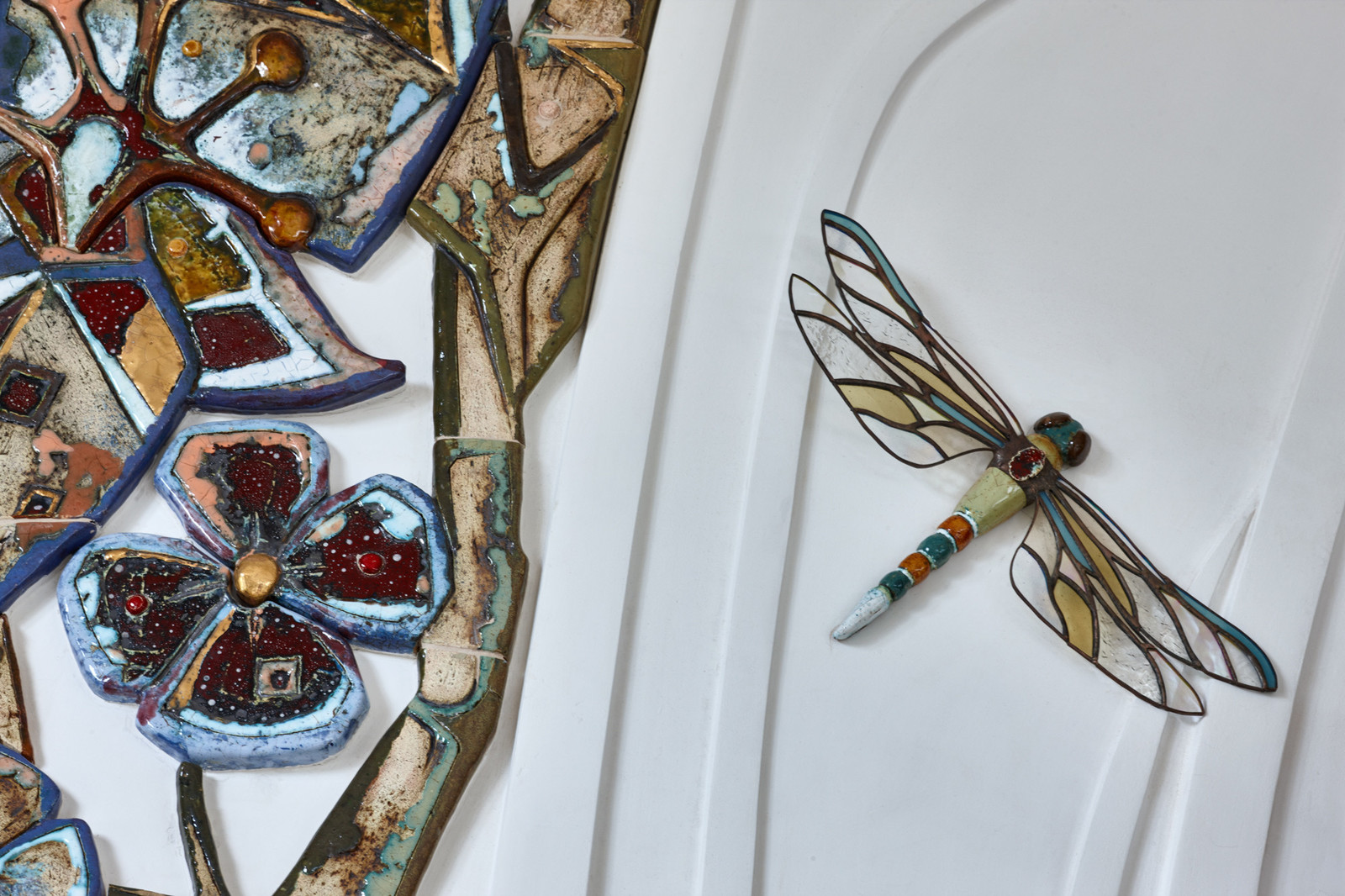 Камин "Цветочная симфония"