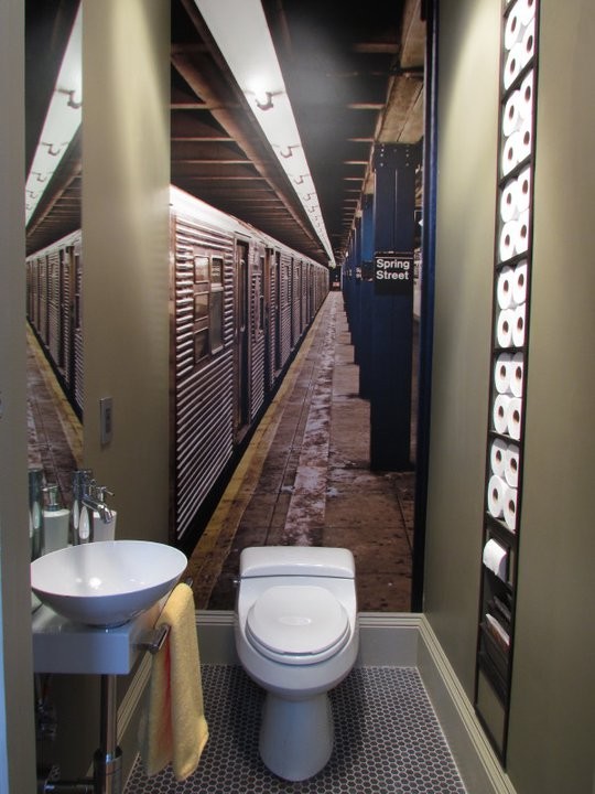 Design ideas for an eclectic bathroom in San Francisco.