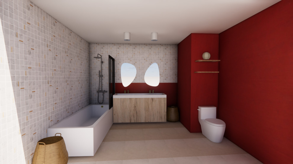 VAUREAL - Projet Casablanca | Rénovation salle de bain