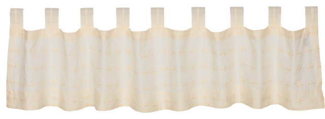 VHC BRAND Willow Creme 16 X 72 Valance 29433 for sale online 