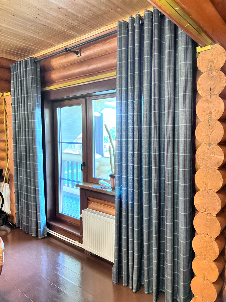 Дом из оцилидрованного бруса в Подмосковье