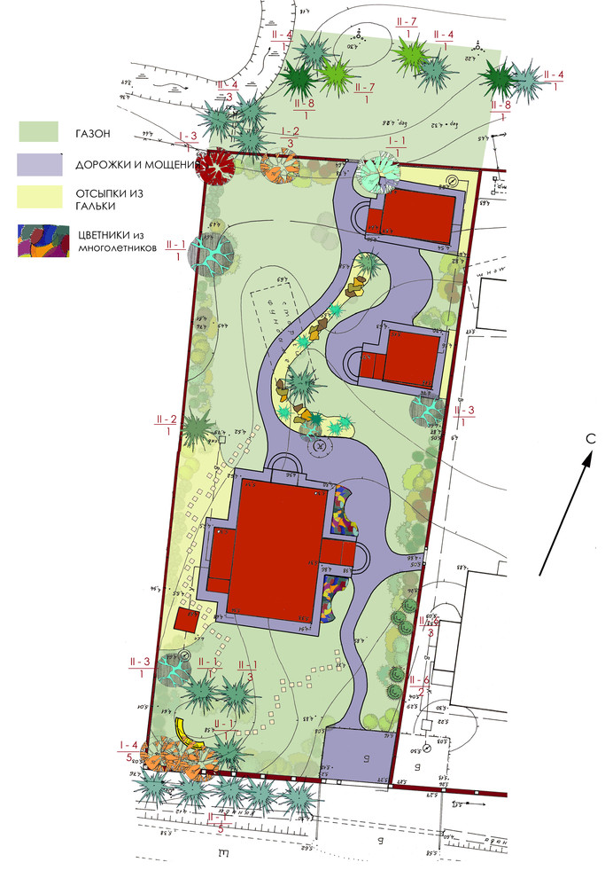 Проект ландшафтного дизайна - Завидово