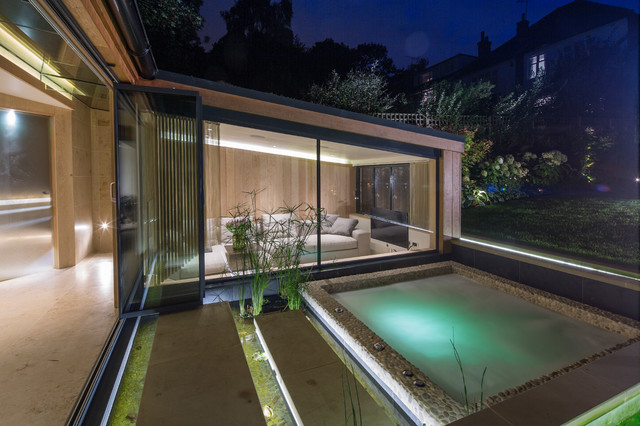 Highgate Garden Room Contemporary Swimming Pool Hot