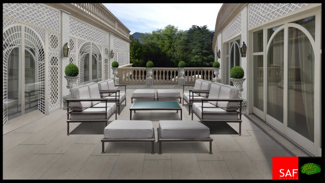 terrazza living outdoor klassisk-terrasse