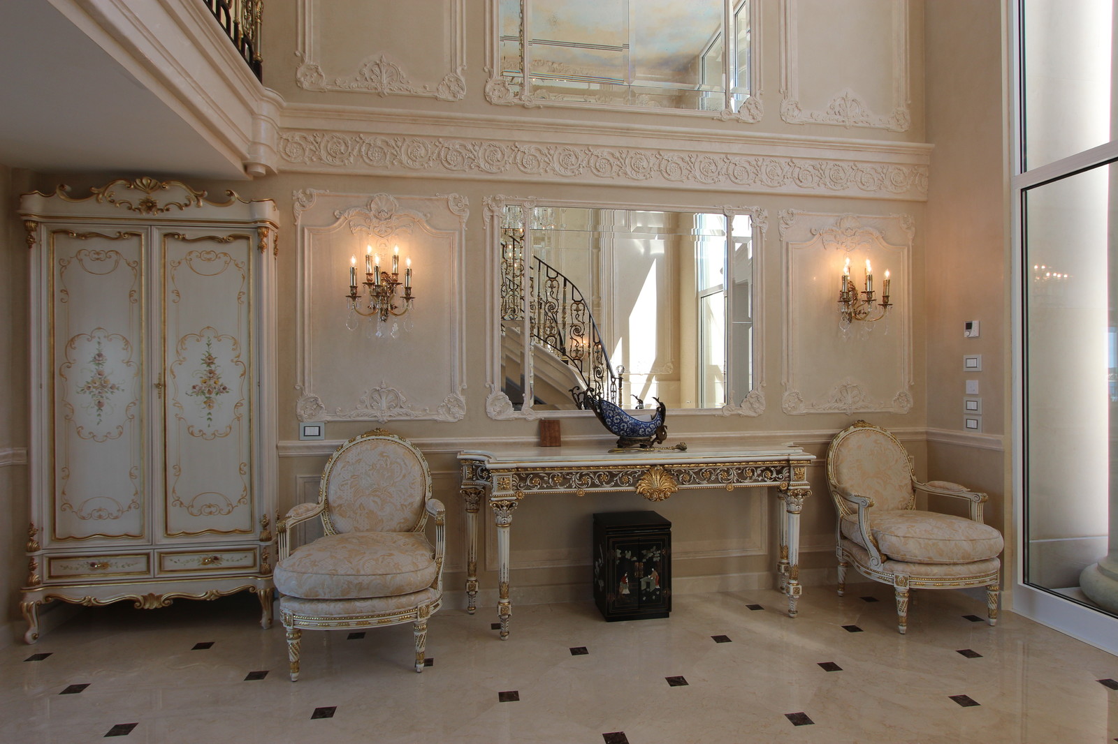 декорирование интерьера в доме на побережье