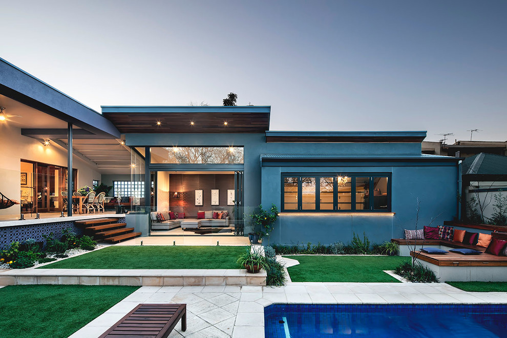 Home design - contemporary home design idea in Adelaide