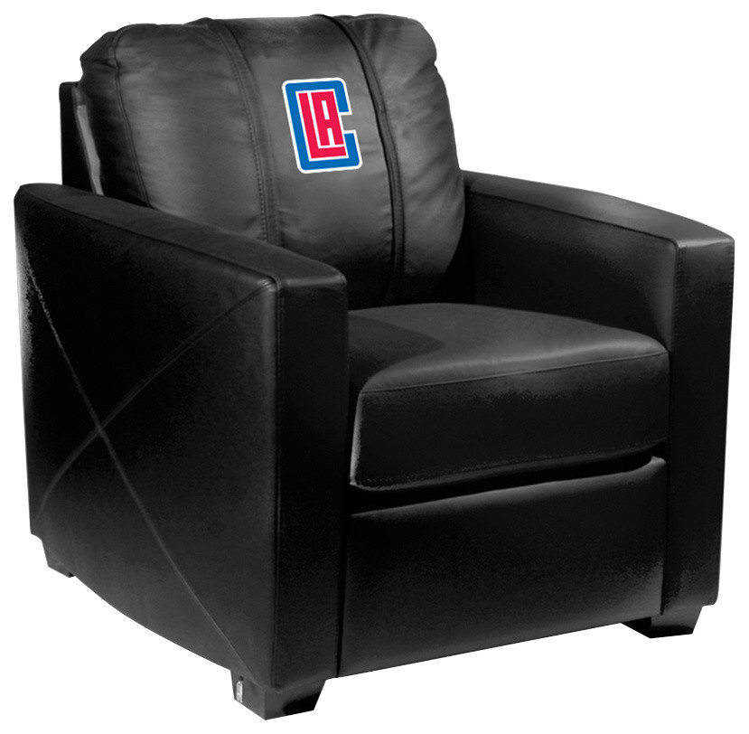 Los Angeles Clippers Secondary Stationary Club Chair Commercial Grade Fabric