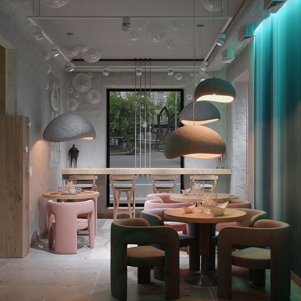 Дизайн устричного бара