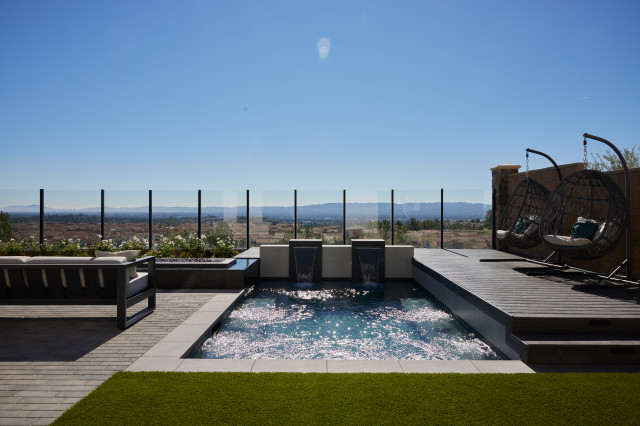 Porter Ranch trendy-hus-og-facade