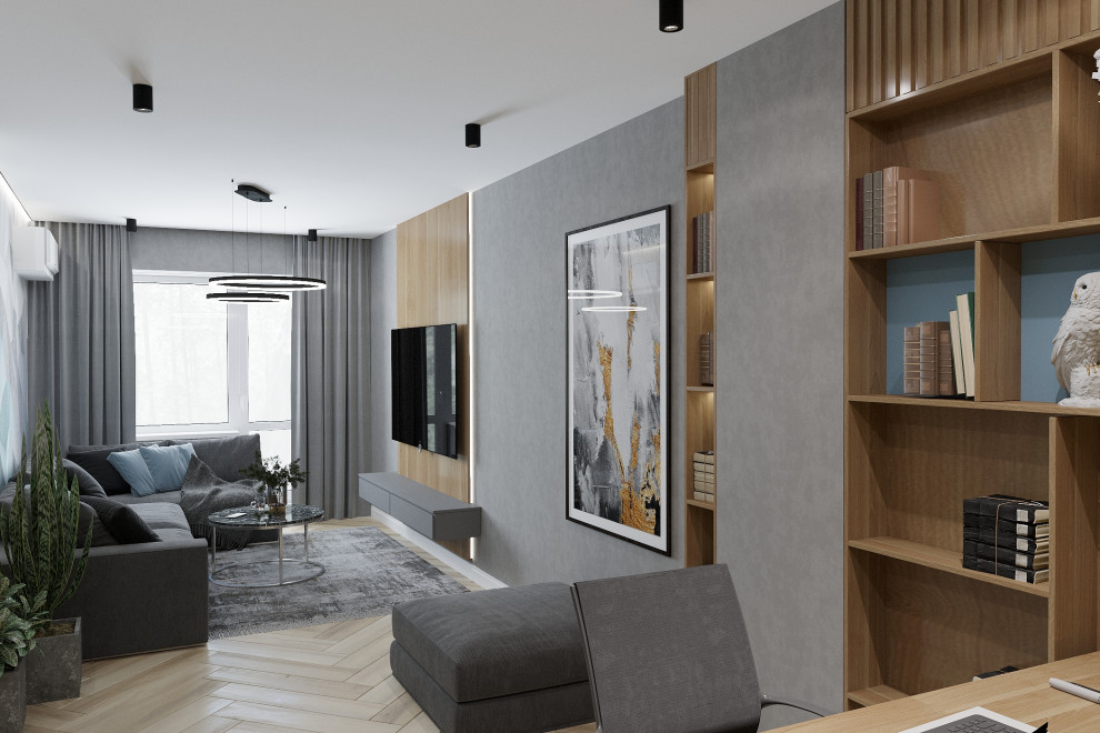 квартира минимализм 50м2