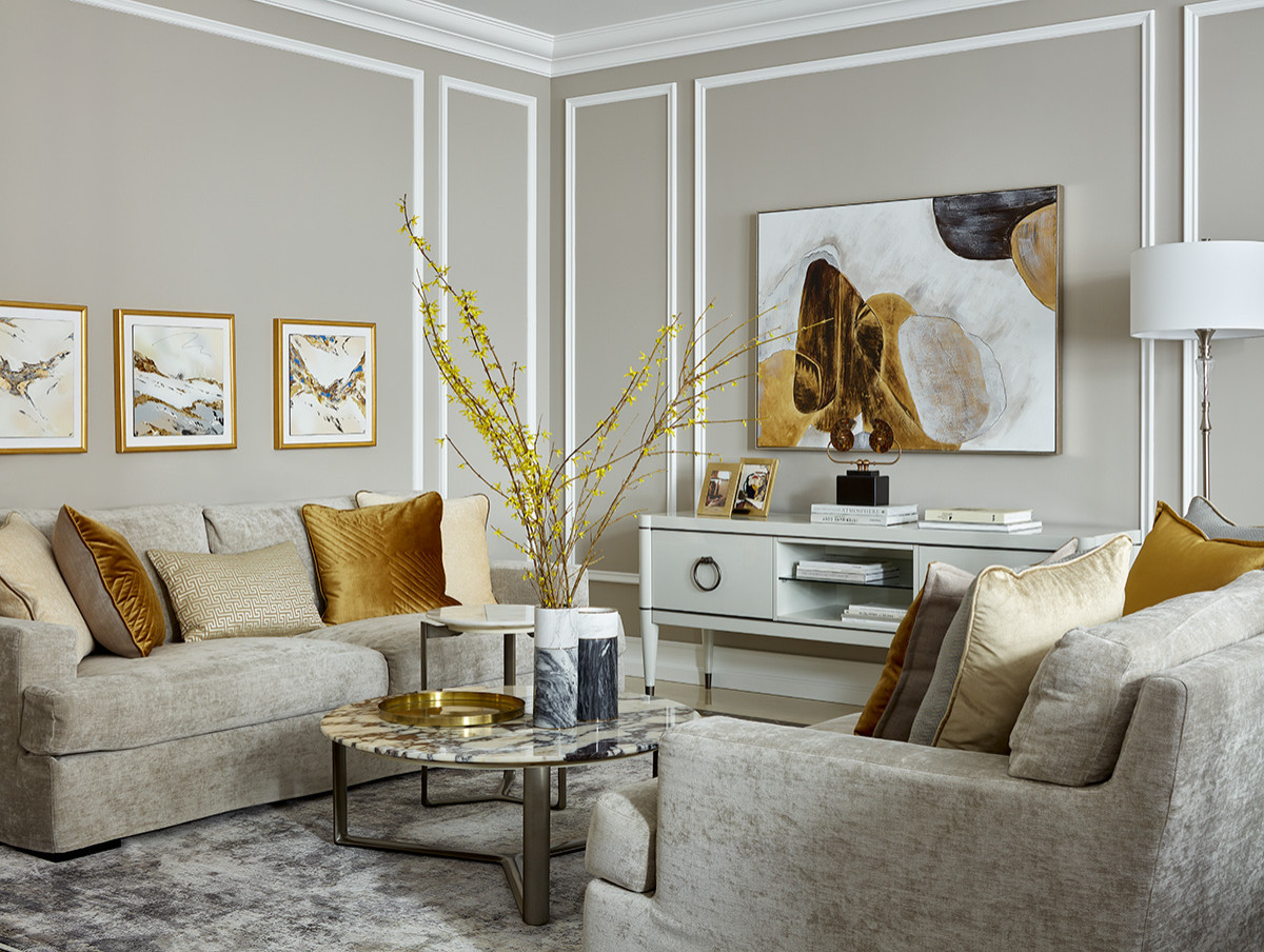 Элегантная квартира с элементами ар-деко