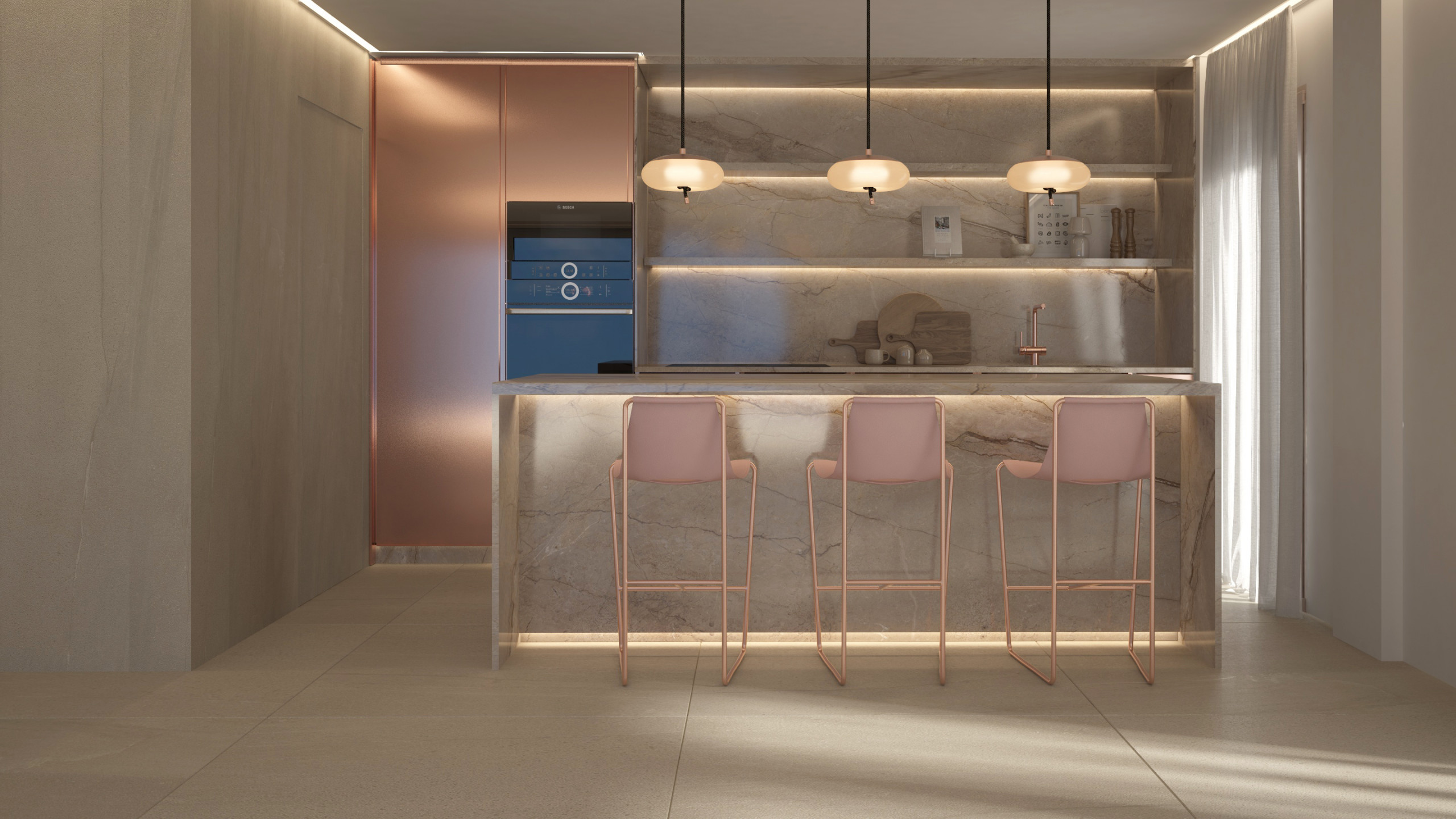 Proyecto de interiorismo y reforma integral ático -Valencia