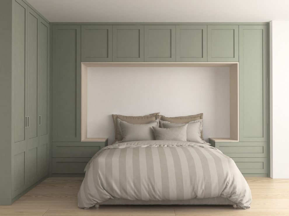 Classic Traditional Shaker Style over the bed Wardrobe