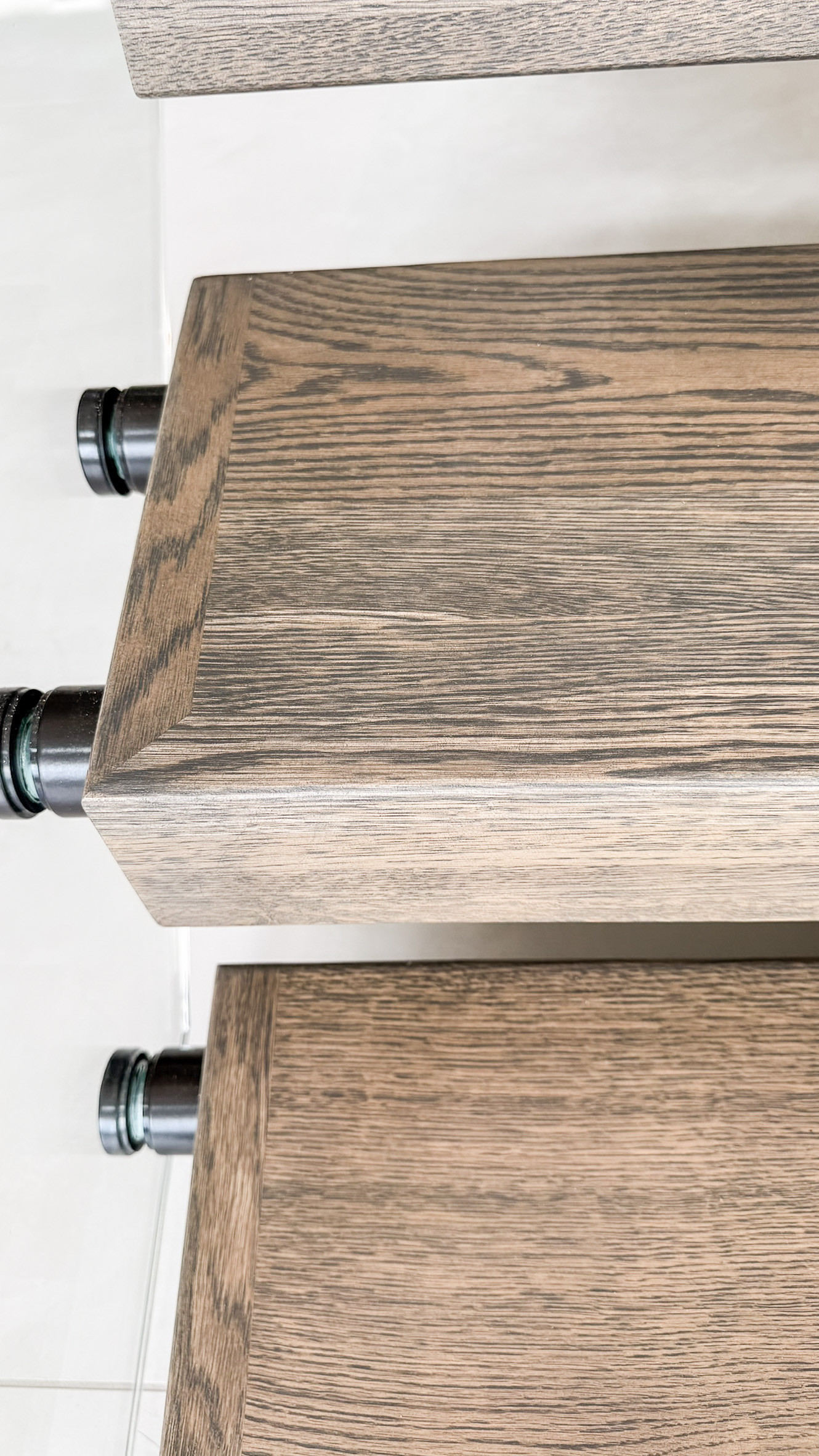 Project #159 | Modern Foyer Stair with Stand-off Glass Railing