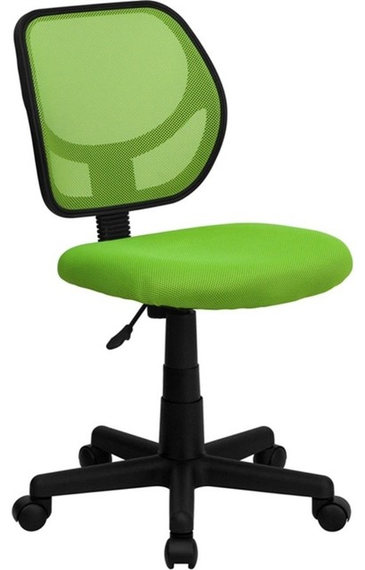 Flash Furniture Mesh Chair, Green, WA-3074-GN-GG
